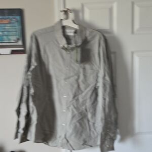 Goodfellow & Co Light Gray Casual Button Down Shirt